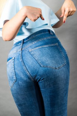 Kadın giyim Jeans arka kalça