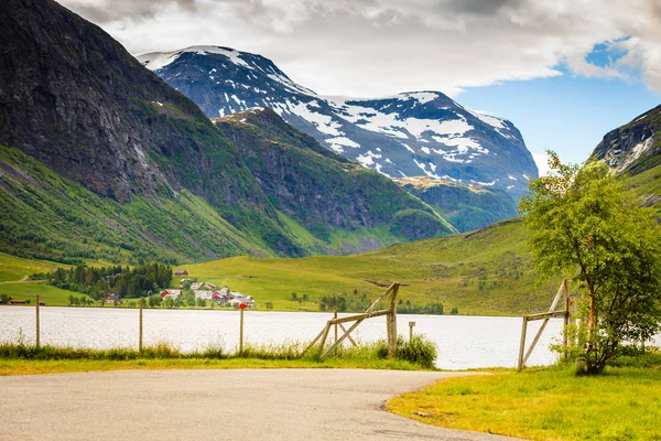 Mountains summer landscape in Norway.