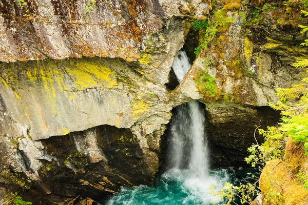 Gudbrandsjuvet ущелини в Норвегії — стокове фото