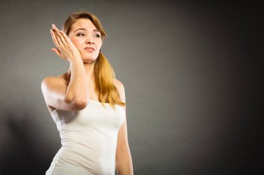 diş ağrısı acı kadın