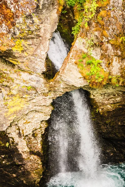 Gudbrandsjuvet gorge em Noruega — Fotografia de Stock