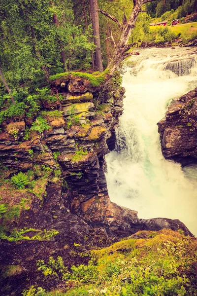 Gudbrandsjuvet gorge em Noruega — Fotografia de Stock