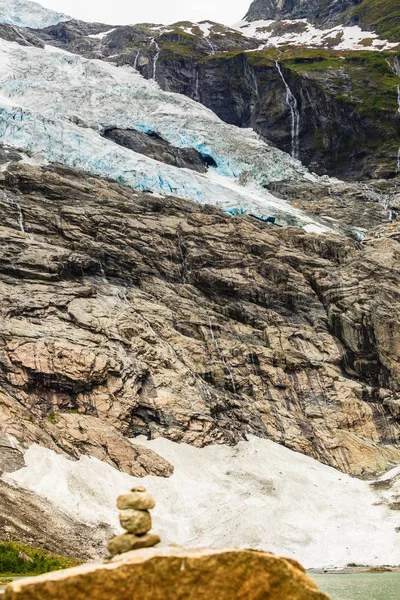 Boyabreen glaciär i Norge — Stockfoto