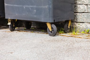 Siyah Sanayi tip çöp cay kapsayıcılar littler çöp