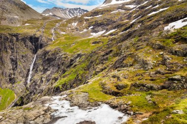 Trollstigen bakış açısı, Norveç dağlardan görünümünü