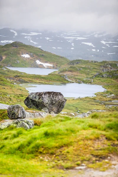 在挪威的苔原山高原 — 图库照片