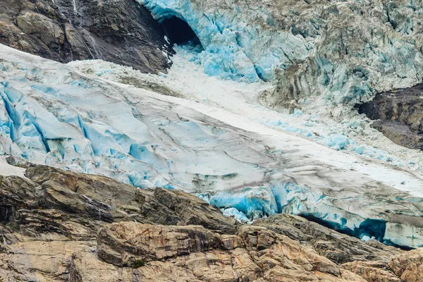 Glaciar Boyabreen em Noruega — Fotografia de Stock
