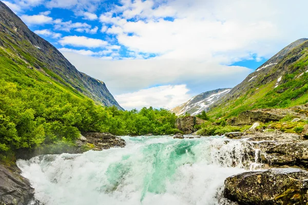 Videfossen водоспад в Норвегії — стокове фото