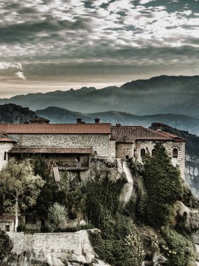 Yunanistan 'ın Meteora kentindeki Varlaam Manastırı