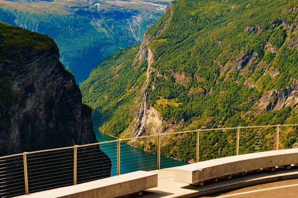 Punto de vista Ornesvingen Noruega — Foto de Stock