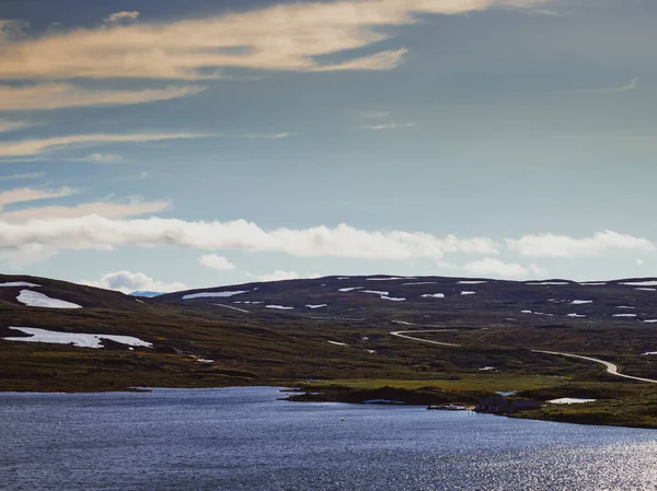 Hard上山 Vidda 高原景观, 挪威 — 图库照片