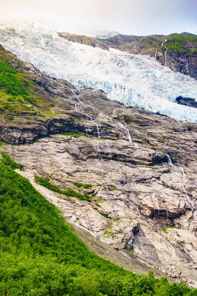 Glaciar Boyabreen em Noruega — Fotografia de Stock