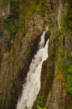 Voringsfossen şelale, Mabodalen Kanyon Norveç