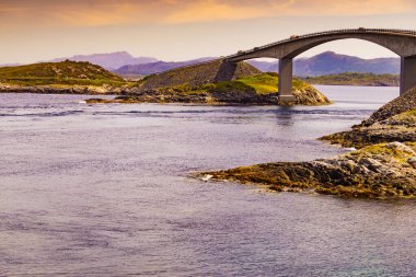 Norveç'te Atlantik yol