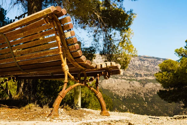 Dağlarda dinlenme alanı, İspanya — Stok fotoğraf