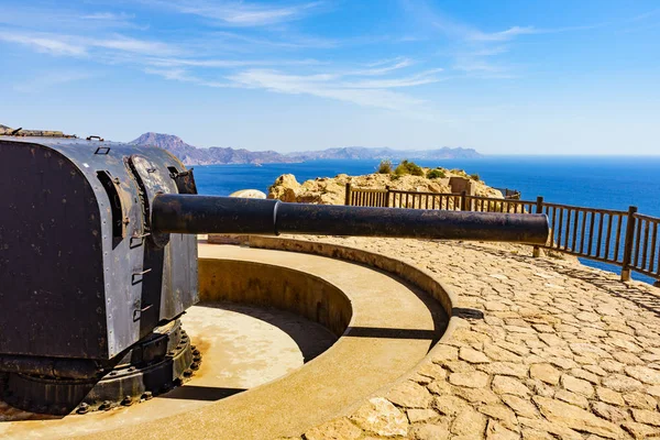 Gun Battery of Castillitos, Spain Cartagena — 스톡 사진