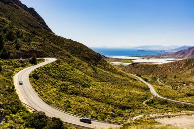 dağlar manzara ve sahil manzarası, İspanya