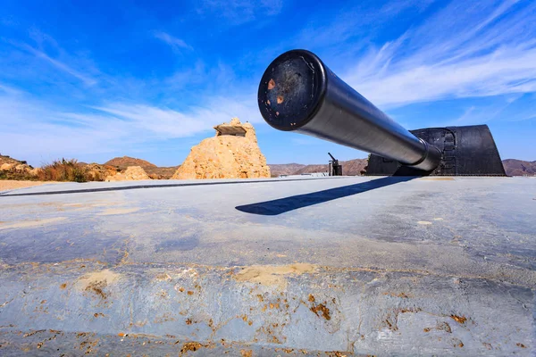 Gun Battery of Castillitos, Espanha. Sítio turístico — Fotografia de Stock