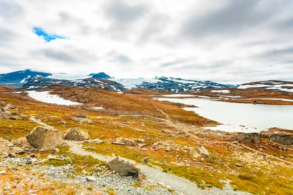 山の風景。ノルウェーのルート Sognefjellet — ストック写真