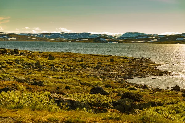 Płaskowyż Hardangervidda górskiej, Norwegia — Zdjęcie stockowe