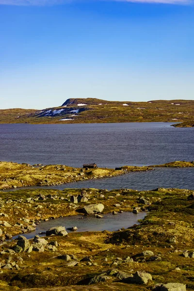 Hardangervidda Bergslandskap Nationell Turistväg Norge Sommaren — Stockfoto