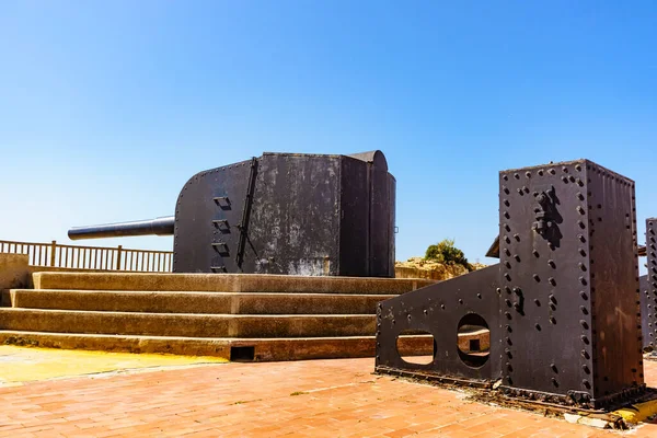 Batería Castillitos Por Costa Mar Mediterráneo Lugar Turístico Cerca Ciudad — Foto de Stock