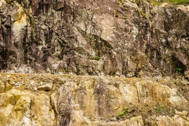 Sauda bölgesindeki tüm madenler. Norveç ulusal turizm rotası Ryfylke.