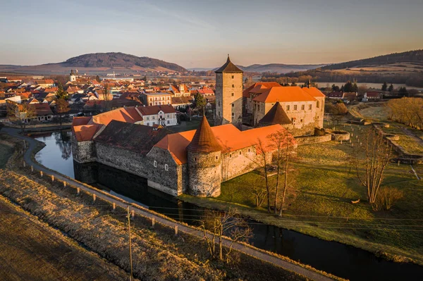 Castelo Svihov Foi Cercado Por Guerras Hussitas Guarnição Rendeu Depois — Fotografia de Stock