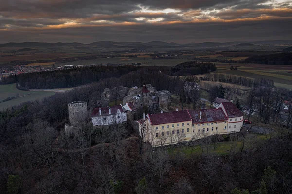 Castillo Klenova Gran Castillo Situado Suroeste Bohemia Cerca Ciudad Klatovy — Foto de Stock