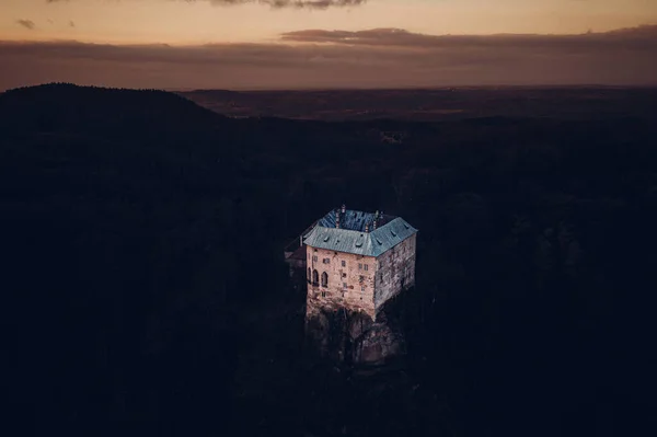 Castillo Houska Castillo Gótico Temprano Uno Los Castillos Mejor Conservados — Foto de Stock