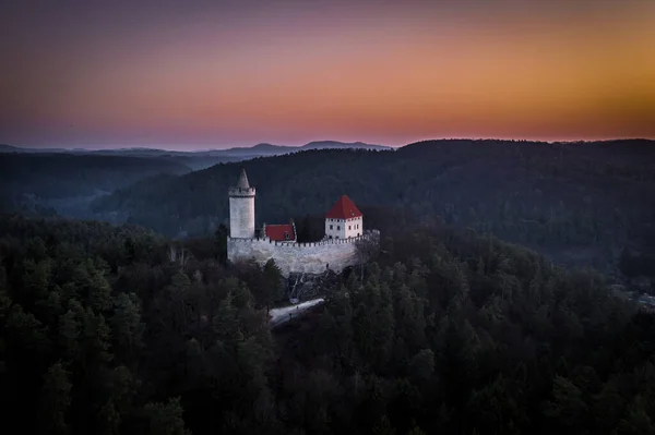 Castelo Kokorin Castelo Localizado Nordeste Melnik República Tcheca Foi Construído — Fotografia de Stock