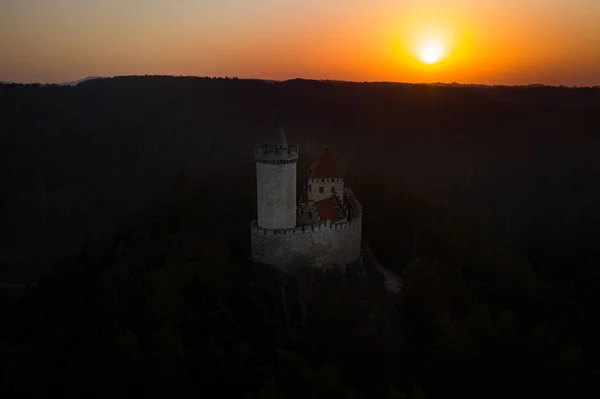 Castelo Kokorin Castelo Localizado Nordeste Melnik República Tcheca Foi Construído — Fotografia de Stock