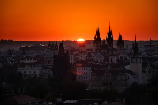 Praha Hlavním Městem Největším Městem České Republice Největším Městem Evropské — Stock fotografie