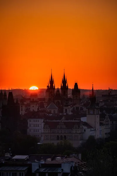 Прага Столица Крупнейший Город Чехии Величине Город Европейском Союзе Историческая — стоковое фото
