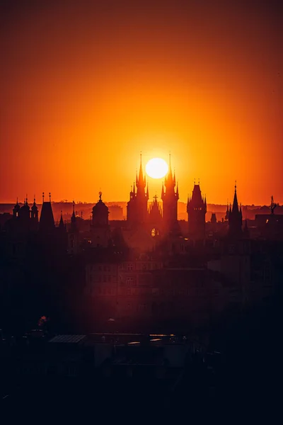 Praga Capitale Città Più Grande Della Repubblica Ceca Tredicesima Città — Foto Stock