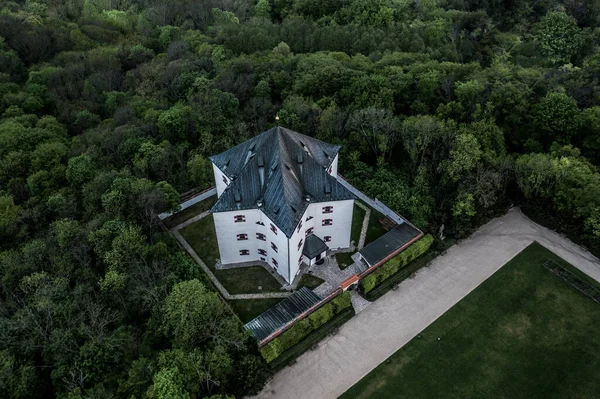 Letohradek Hvezda (Star Villa) is a Renaissance villa situated in a game reserve of the same name in Liboc, Prague 7 km west of Prague city centre. The surrounding game reserve was founded 1530.