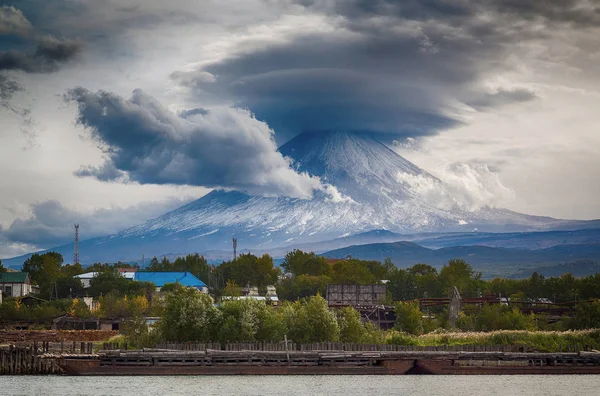 Vulcão Klyuchevskoy, Kamchatka — Fotografia de Stock