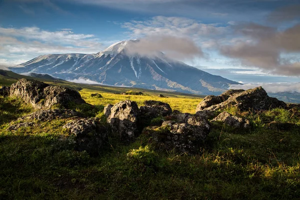Vulcão Tolbachik, Kamchatka — Fotografia de Stock