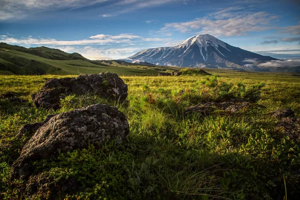 Vulcão Tolbachik, Kamchatka . — Fotografia de Stock