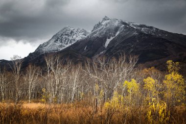 Sonbaharın sonlarında Kamçatka dağlarında