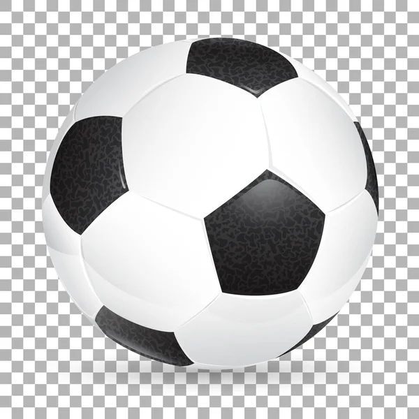 Реалістичний футбольний м'яч — стоковий вектор