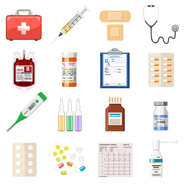 Set medical icons — Stock Vector