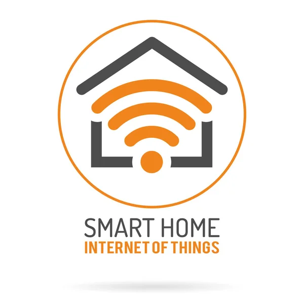 Smart Home та Інтернету речей логотип — стоковий вектор