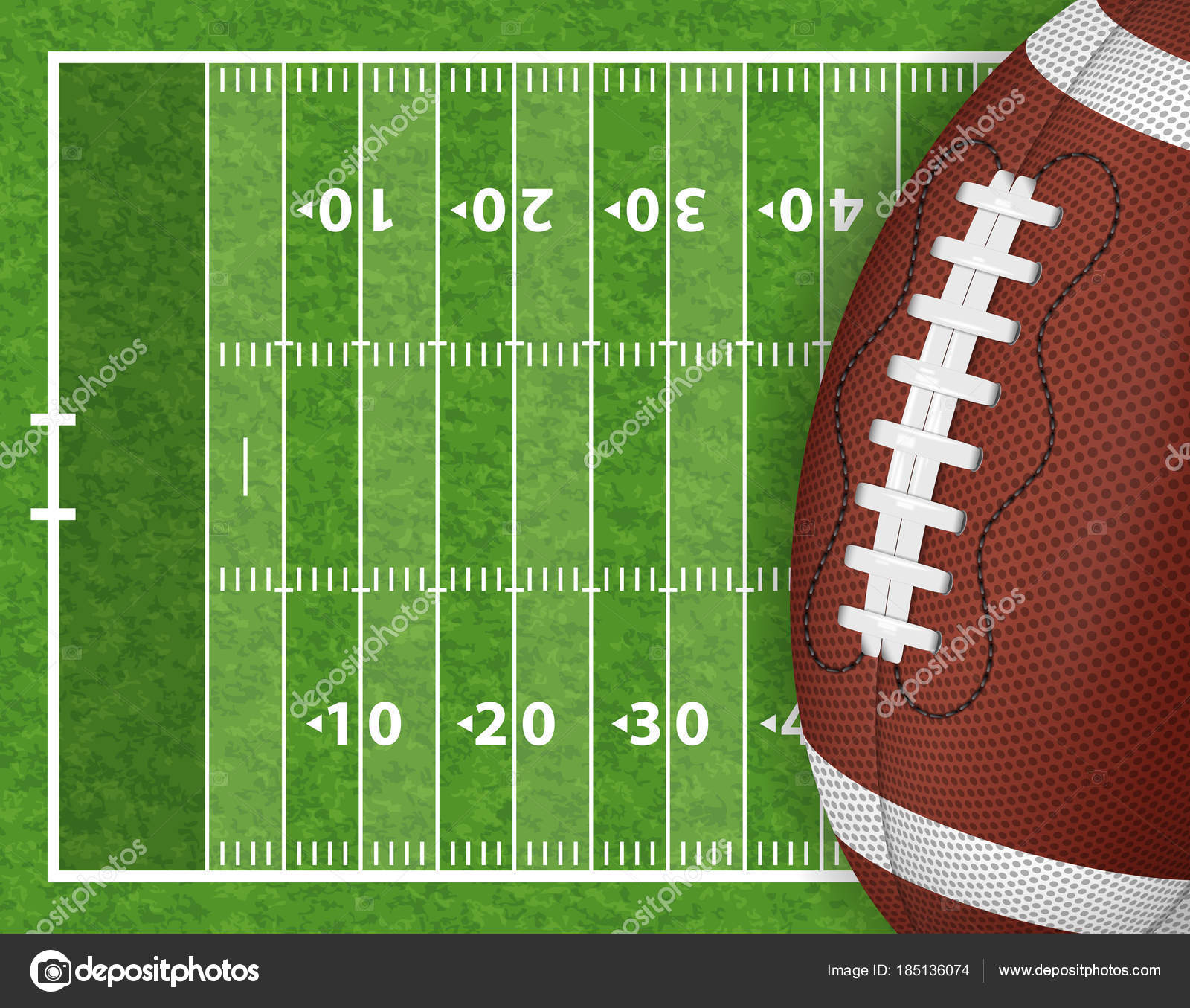 Endzone Vector Art Stock Images Depositphotos