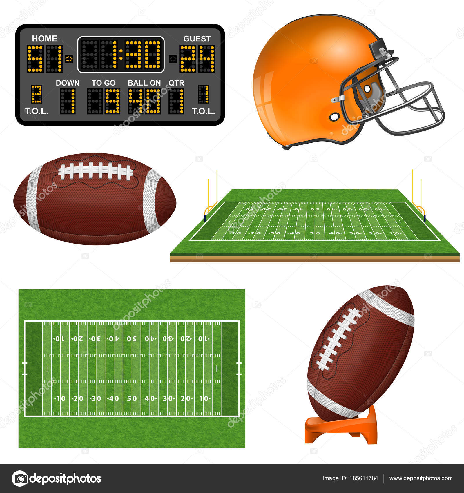 Endzone Vector Art Stock Images Depositphotos