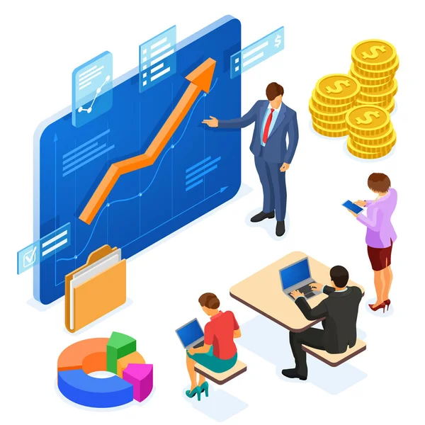 Parceria, Consultoria, Trabalho em Equipe de Negócios —  Vetores de Stock