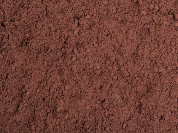Textura Fondo Cacao Chocolate Marrón Polvo Vista Superior — Foto de Stock