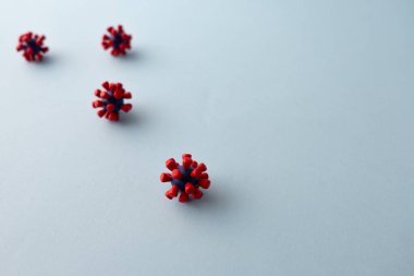 Koronavirüs bakterisinin plastik modeli