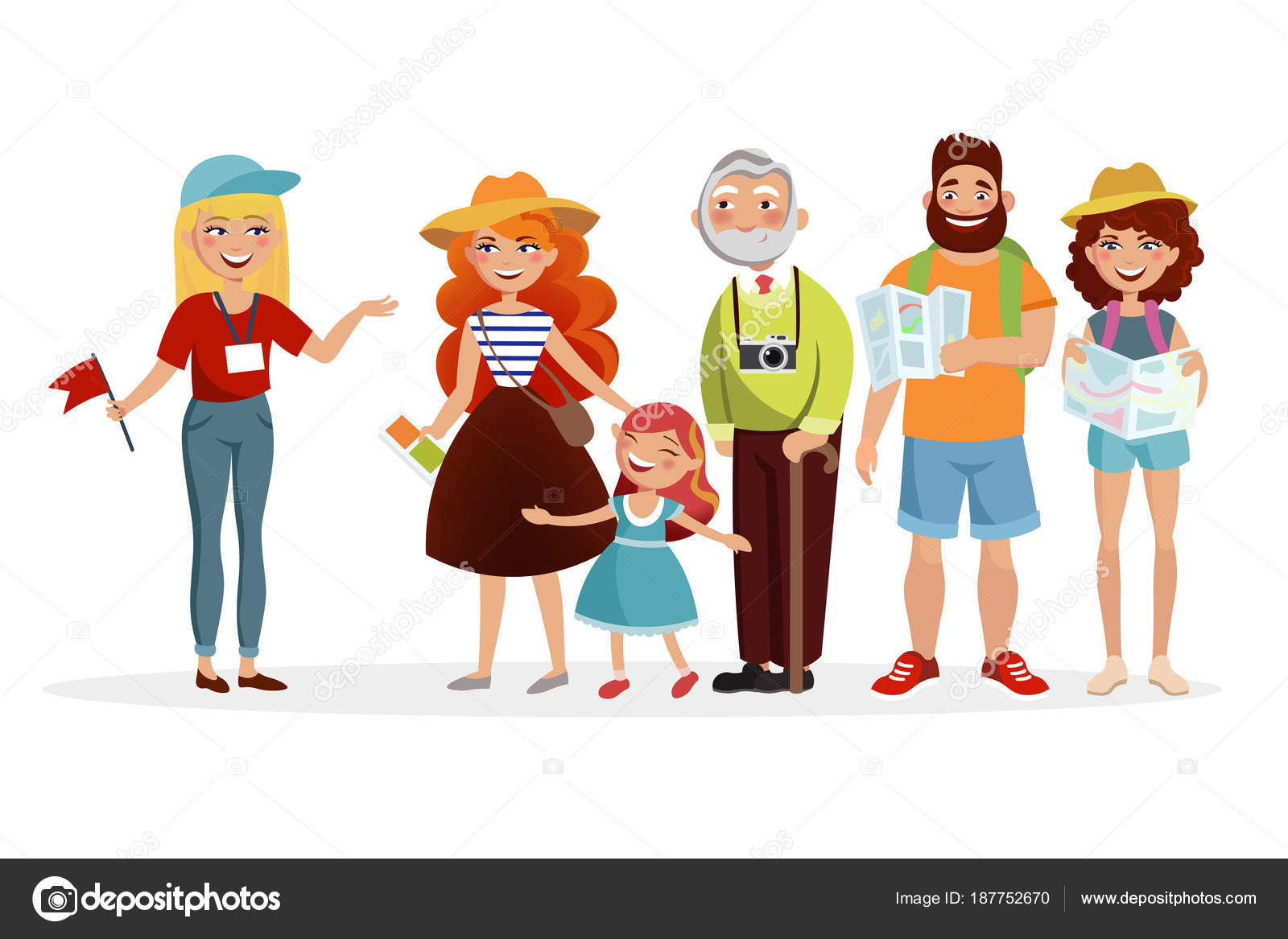旅行者图库矢量图片 免版税旅行者插图 Depositphotos