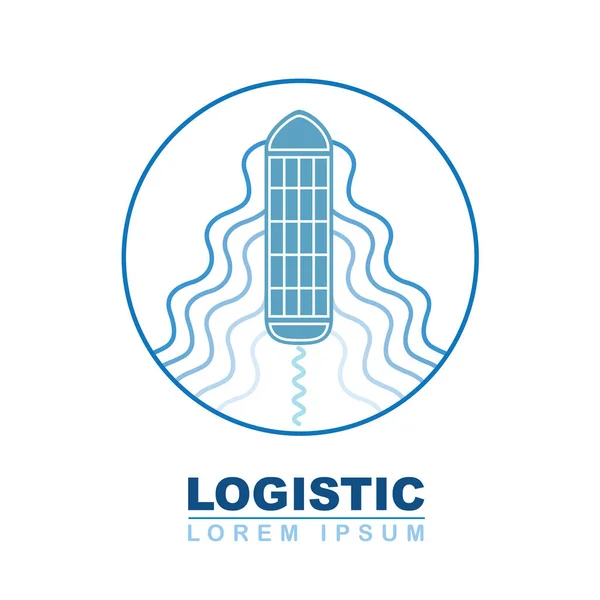 Logo Cargo Conception Vectorielle Transport Logistique Concept Livraison — Image vectorielle